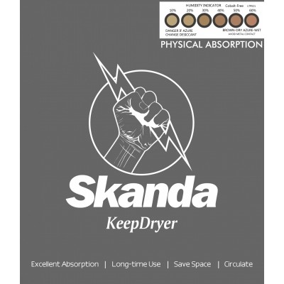 SKANDA keep dryer Physical hygroscopic drykeeper moisture absorber desiccants  for electric