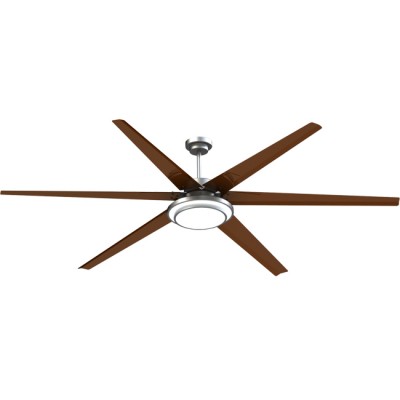 10FTmodern simple 6 Aluminum blades household ceiling fan with led light