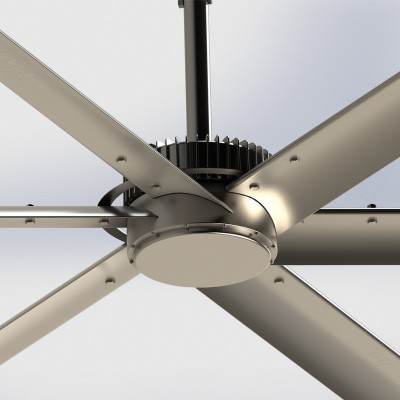 0.3Kw Hvls Large Ceiling Fan For Warehouse BIG PALM 14ft quiet operating HVLS ceiling fan with large size low speed